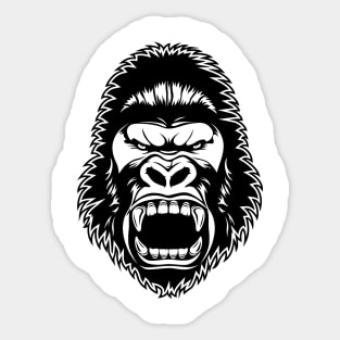 Gorilla head Sticker